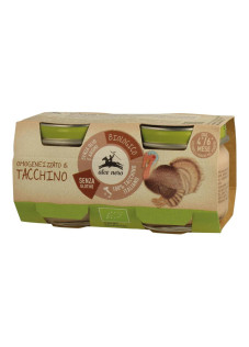 OMOGENEIZ TACCHINO BIO 2X80G ALC