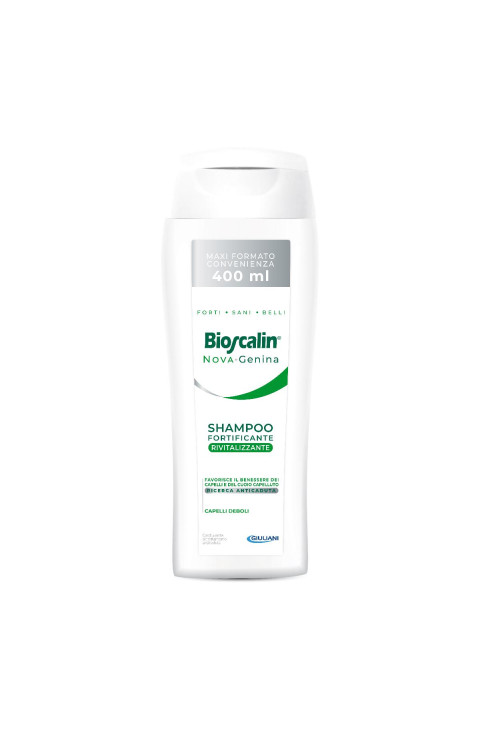 Bioscalin NovaGenina - Shampoo Rivitalizzante per Capelli Deboli, 400ml