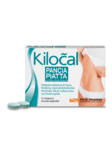 Kilocal Pancia Piatta Integratore Alimentare, 15 Compresse