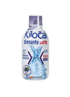 Kilocal Drenante Forte Integratore Alimentare Depurante Gusto Mirtillo, 500ml