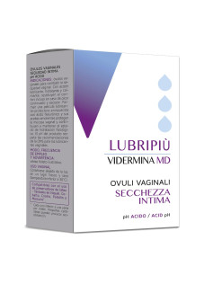 Vidermina MD - Lubripiù Ovuli Vaginali Secchezza Intima, 10 ovuli