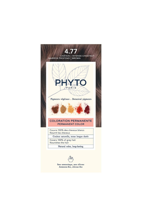 Phyto PhytoColor - Colorazione Permanente Colore 4.77 Castano Marrone Intenso
