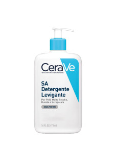 CeraVe SA Detergente Levigante con Acido Salicilico e Urea Esfolia Leviga, 473ml
