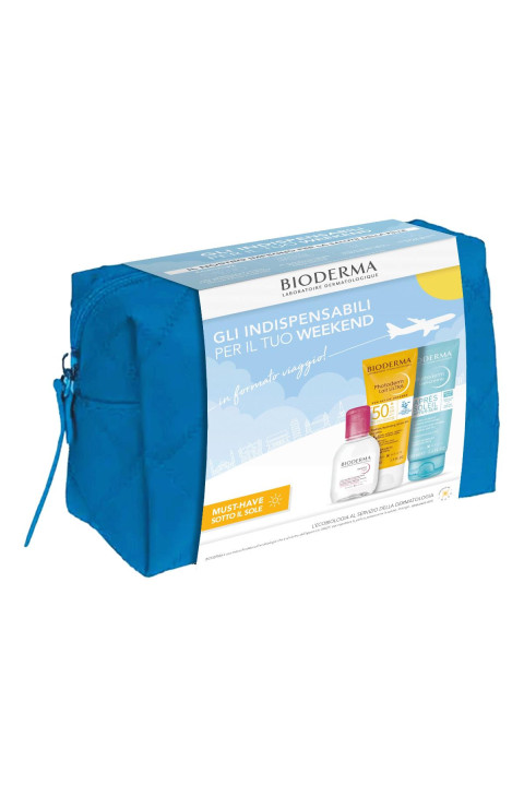 Bioderma Cofanetto con Pochette Travel Kit Summer Holiday