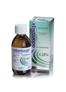 Odontovax Collutorio Antiplacca con Clorexidina 0,20%, 200ml
