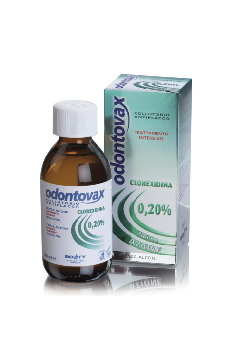 Odontovax Collutorio Antiplacca con Clorexidina 0,20%, 200ml
