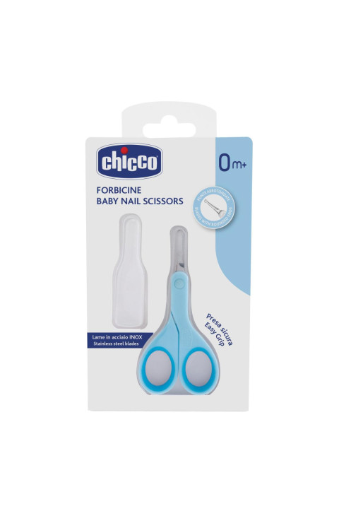 Chicco Forbicine per Bambini con Punte Arrotondate Colore Azzurro, 1 Pezzo Chicco Forbicine per Bambini con Punte Arrotondate Colore Azzurro, 1 Pezzo