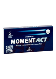 Momentact 400mg Ibuprofene Antidolorifico, 12 Compresse Rivestite con Film