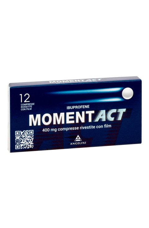 Momentact 400mg Ibuprofene Antidolorifico, 12 Compresse Rivestite con Film