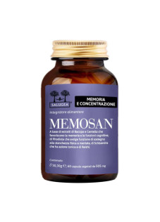Salugea Memosan Integratore Memoria e Concentrazione, 60 Capsule Vegetali
