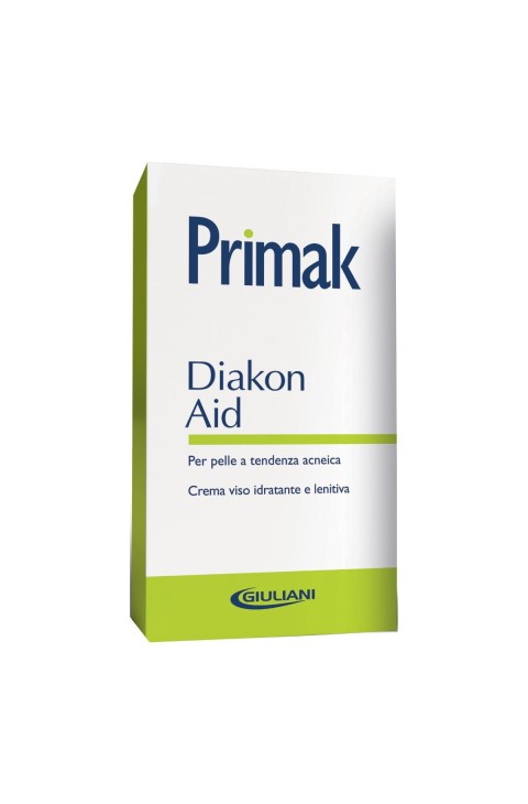 Primak - Diakon Aid Crema Viso Idratante e Lenitiva per Pelle Acneica, 50ml