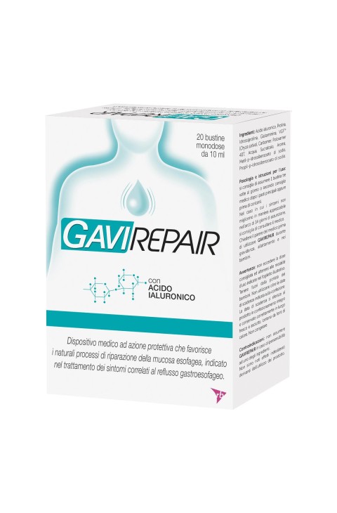 Reckitt Benckiser Gavirepair Dispositivo Medico Muscosa Esofagea, 20 Bustine