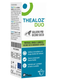 Thea Thealoz Duo Soluzione Oculare Idratante Lubrificante Flacone 10 Ml