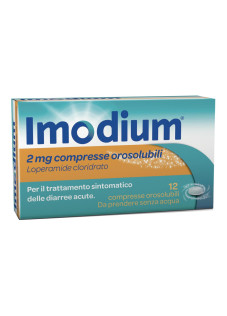 Imodium Diarrea Acuta 12 Compresse Orosolubili