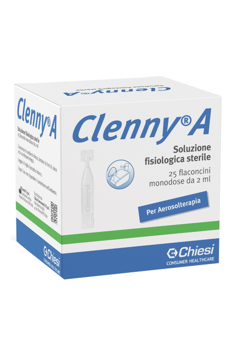 Chiesi Iso Clenny Soluzione Fisiologica Monodose Aerosolterapia 25 Flaconi 2 ml