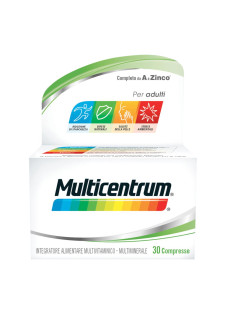 Multicentrum Integratore Multivitaminico Minerale Vitamina C B6 Calcio, 30 Cpr