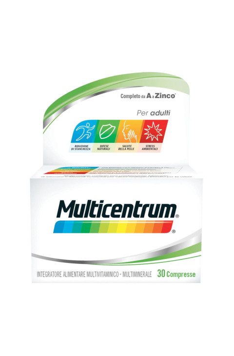 Multicentrum Integratore Multivitaminico Minerale Vitamina C B6 Calcio, 30 Cpr