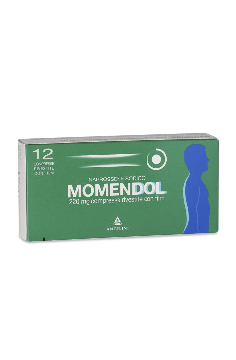 Momendol 220mg Naprossene Sodico Antidolorifico, 12 Compresse Rivestite con Film