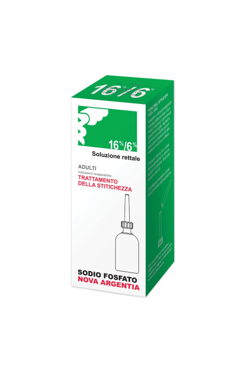 Sodio Fosfato Nova Argentia Adulti 16%-6% Soluzione Rettale 120 ml