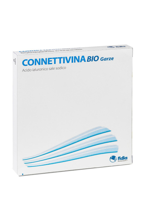 Fidia Connettivina Bio Garze Misure 10 x 10 cm 10 Pezzi
Fidia Connettivina Bio Garze Misure 10 x 10 cm 10 Pezzi