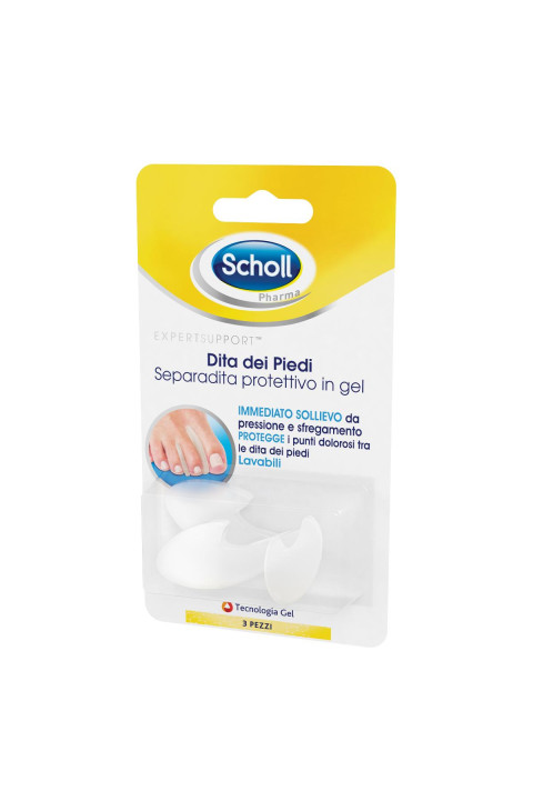 Scholl Separadita Piedi Anatomico in Gel per le Dita dei Piedi