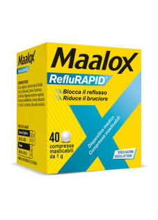 Maalox Reflurapid 40cpr Mastic