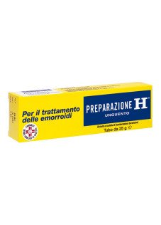 Preparazione H Crema per Trattamento Emorroidi e Ragadi Anali 25 gr