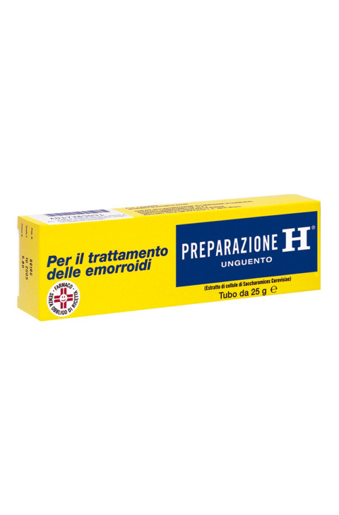 Preparazione H Crema per Trattamento Emorroidi e Ragadi Anali 25 gr