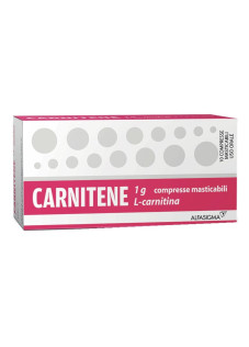 Carnitene 1g L-Carnitina Compresse Masticabili, 10 Compresse