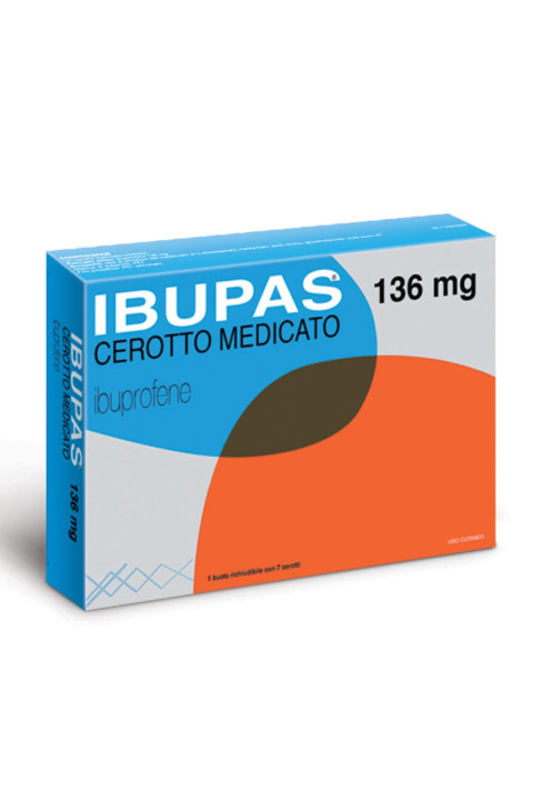 Ibupas Cerotto Medicato Antinfiammatorio 136mg Ibuprofene, 7 Cerotti