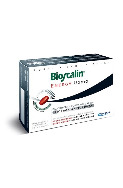 Bioscalin Energy Integratore Caduta Capelli Uomo, 30 Compresse