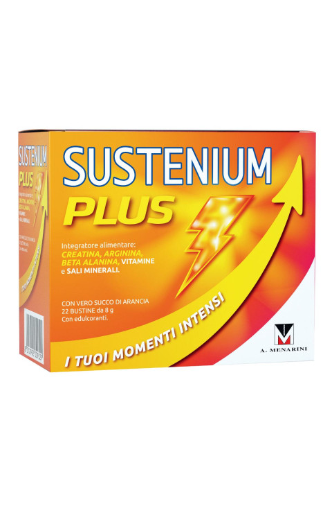 Sustenium Plus Integratore Energizzante con Vitamine Minerali e Aminoacidi, 22 Bustine
