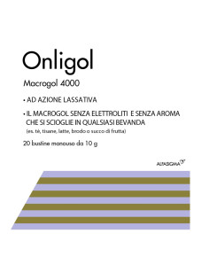 Onligol Dispositivo Medico Macrogol 4000 ad Azione Lassativa, 400g