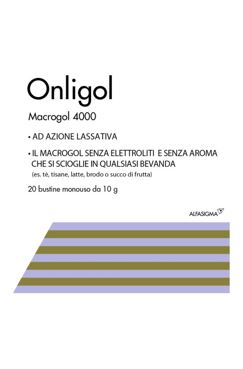 Onligol Dispositivo Medico Macrogol 4000 ad Azione Lassativa, 400g