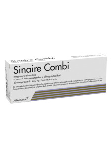 Sinaire Combi Integratore contro i Gas Intestinale, 30 Compresse