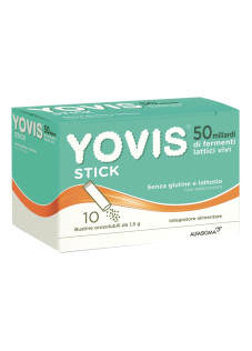 Yovis Stick Fermenti per l'Equilibrio Flora Intestinale, 10 Bustine