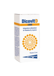 Dicofarm Dicovit D 1000 - Integratore Alimentare Di Vitamica D3, 7.5ml