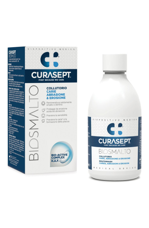Curasept Biosmalto Collutorio Carie Abrasione e Erosione, 300ml