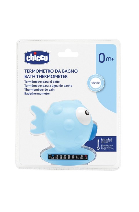 Chicco Termometro da Bagno Pesce Palla Colore Azzurro, 1 Pezzo Chicco Termometro da Bagno Pesce Palla Colore Azzurro, 1 Pezzo