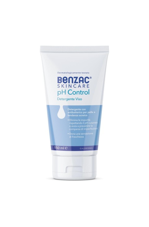Benzac Skincare - pH Control Detergente Viso Antibatterico, 150ml
