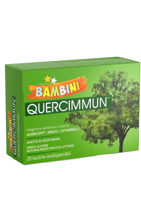 Quercimmun Bambini Integratore per Sistema Immunitario 20 Bustine Orosolubili
