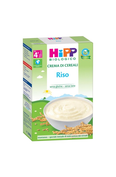 HiPP Crema di Cereali Riso dal 4° mese, 200g