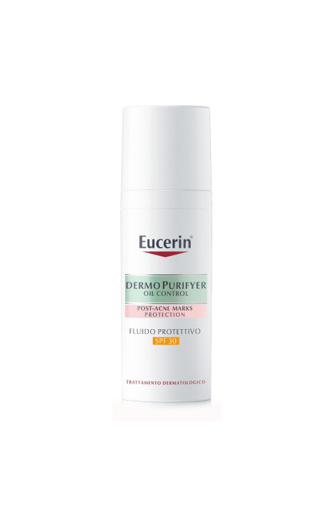 Eucerin DermoPurifyer Oil Control - Fluido Protettivo SPF30 Anti Macchie, 40ml Eucerin DermoPurifyer Oil Control - Fluido Protettivo SPF30 Anti Macchie, 40ml