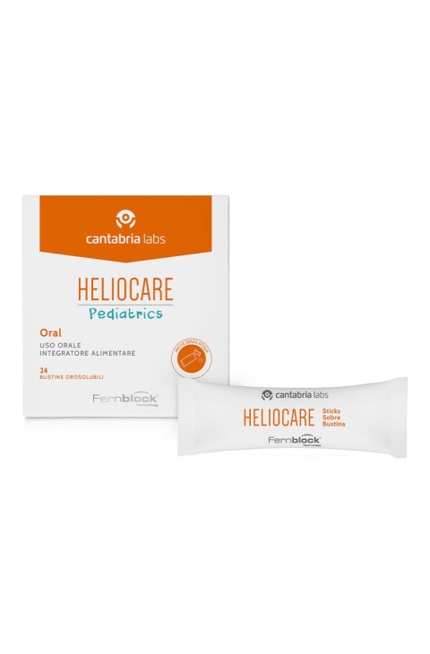 Heliocare Pediatrics Oral Integratore Benessere Sole Bambini 3 Anni, 24 Bustine