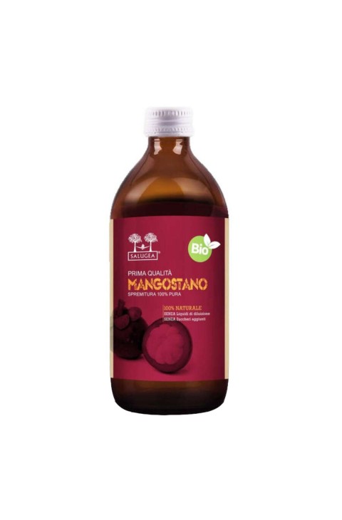 Salugea Succo Mangostano Bio Integratore Stomaco e Intestino, 500ml
