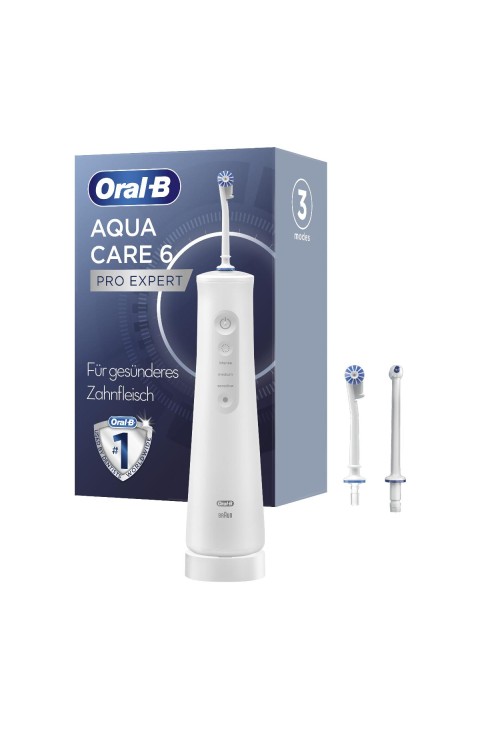 Oral-B Idropulsore Aquacare 6 Pro-Expert con Tecnologia Oxyjet, 1 Idropulsore