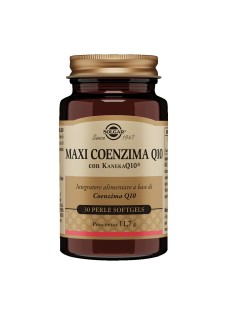 Maxi Coenzima Q10 Integratore Alimentare Antiossidante, 30 Perle