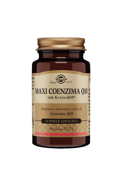Maxi Coenzima Q10 Integratore Alimentare Antiossidante, 30 Perle