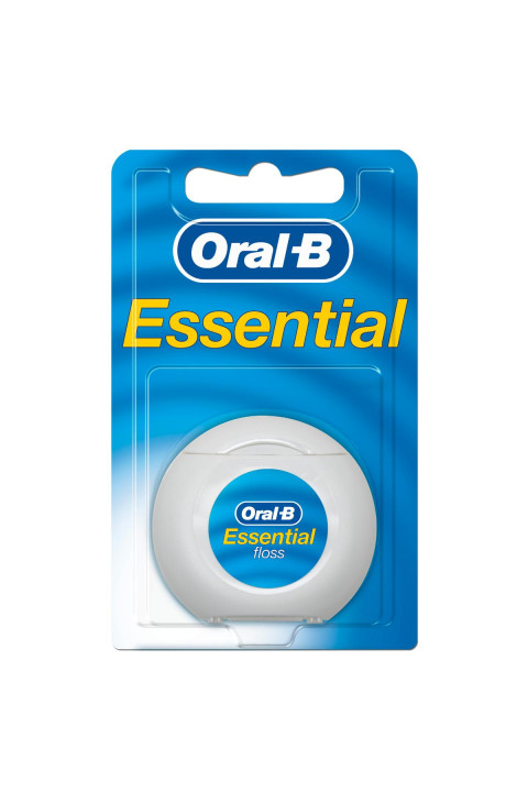 Oral-B Essential Floss Filo Interdentale Cerato al Sapore di Menta, 50 Metri