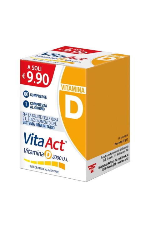 VITA ACT VIT D 2000 UI 60CPR